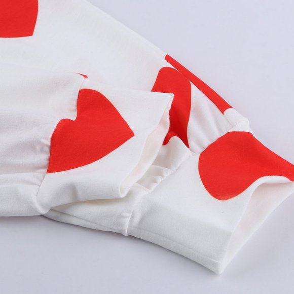 ❤️ Valentine's Day Heart Pajamas Lounge Set - Picture 5 of 13